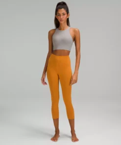 Lululemon INSTILL HIGH-RISE CROP 21" -Fashion Comprehensive LW6CICS 052879 2