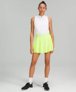 Lululemon COURT RIVAL PERFORATED HIGH-RISE SKIRT *LONG -Fashion Comprehensive LW8AERT 045740 2