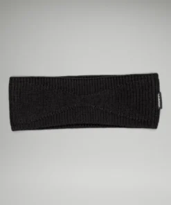 Lululemon WOMEN'S RIBBED MERINO WOOL-BLEND KNIT EAR WARMER -Fashion Comprehensive LW9ED7S 0001 2