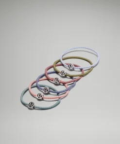 Lululemon GLOW ON HAIR TIES 6 PACK