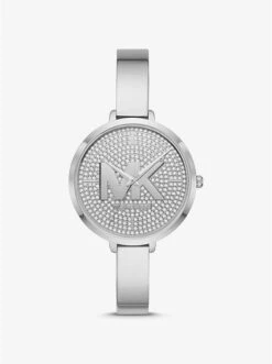 Michael Kors CHARLEY PAVÉ SILVER-TONE WATCH