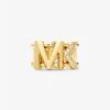 Michael Kors 14K GOLD-PLATED BRASS PAVÉ LOGO RING -Fashion Comprehensive MKJ7836 0710 1