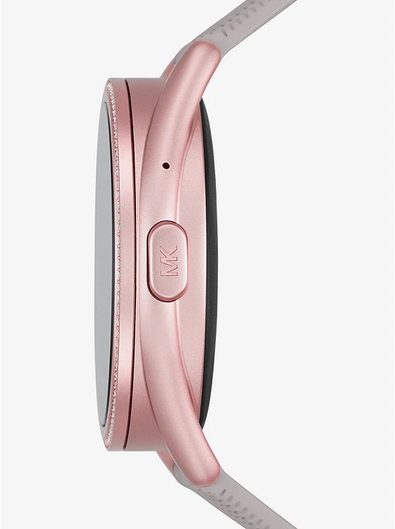 MICHAEL KORS ACCESS GEN 5E MKGO PINK-TONE AND LOGO RUBBER SMARTWATCH 4 MICHAEL KORS ACCESS GEN 5E MKGO PINK-TONE AND LOGO RUBBER SMARTWATCH - Image 2