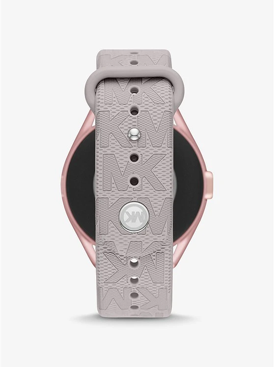 MICHAEL KORS ACCESS GEN 5E MKGO PINK-TONE AND LOGO RUBBER SMARTWATCH 5 MICHAEL KORS ACCESS GEN 5E MKGO PINK-TONE AND LOGO RUBBER SMARTWATCH - Image 3
