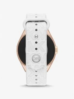 MICHAEL KORS ACCESS GEN 5E MKGO ROSE GOLD-TONE AND LOGO RUBBER SMARTWATCH -Fashion Comprehensive MKT5141V 0100 3