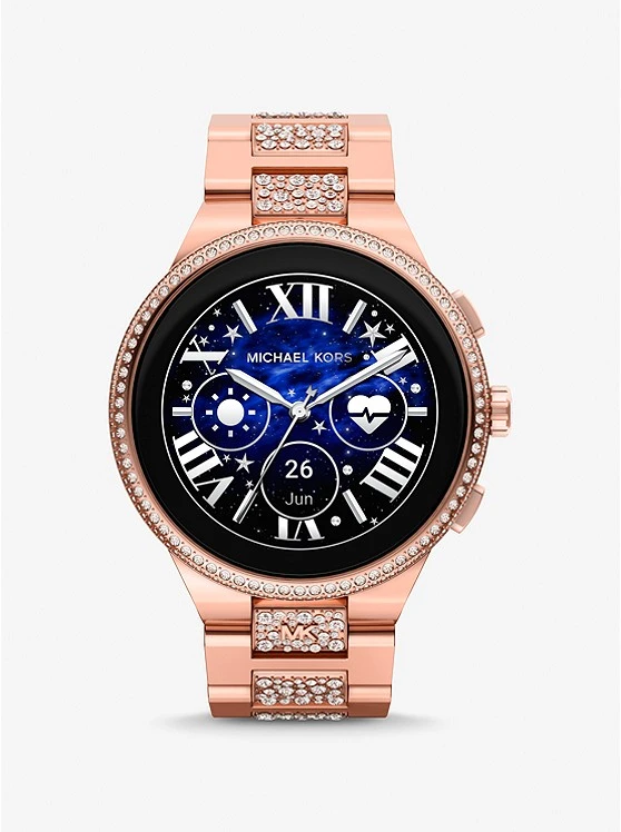 Michael Kors GEN 6 CAMILLE PAVÉ ROSE GOLD-TONE SMARTWATCH 3 Michael Kors GEN 6 CAMILLE PAVÉ ROSE GOLD-TONE SMARTWATCH
