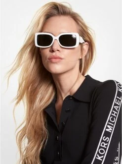 Michael Kors LOGO TAPE STRETCH VISCOSE POLO DRESS -Fashion Comprehensive MS2818333D 0001 3