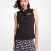 Michael Kors GOLF LOGO PIQUÉ SLEEVELESS POLO SHIRT -Fashion Comprehensive MS350KG4L2 0001 1