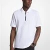 Michael Kors COTTON HALF-ZIP POLO SHIRT 2 Michael Kors COTTON HALF-ZIP POLO SHIRT -Fashion Comprehensive OF150DD2ZY 0100 1