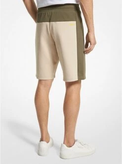 Michael Kors TWO-TONE COTTON BLEND SHORTS -Fashion Comprehensive OS351EK5MF 9160 2