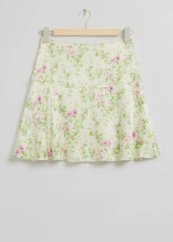 Other Stories SHORT FLARED PEPLUM SKIRT -Fashion Comprehensive app005prod 211