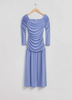 Other Stories OFF-SHOULDER RUCHED MAXI DRESS -Fashion Comprehensive app005prod 265
