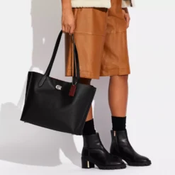 Coach WILLOW TOTE IN SIGNATURE CANVAS -Fashion Comprehensive c0689 lhblk a91 1