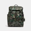 Coach LEAGUE FLAP BACKPACK WITH CAMO PRINT -Fashion Comprehensive c5288 mwszo a0