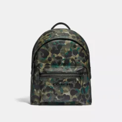 Coach CHARTER BACKPACK WITH CAMO PRINT