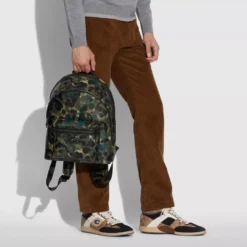 Coach CHARTER BACKPACK WITH CAMO PRINT 11 Coach CHARTER BACKPACK WITH CAMO PRINT -Fashion Comprehensive c5304 mwszo a92