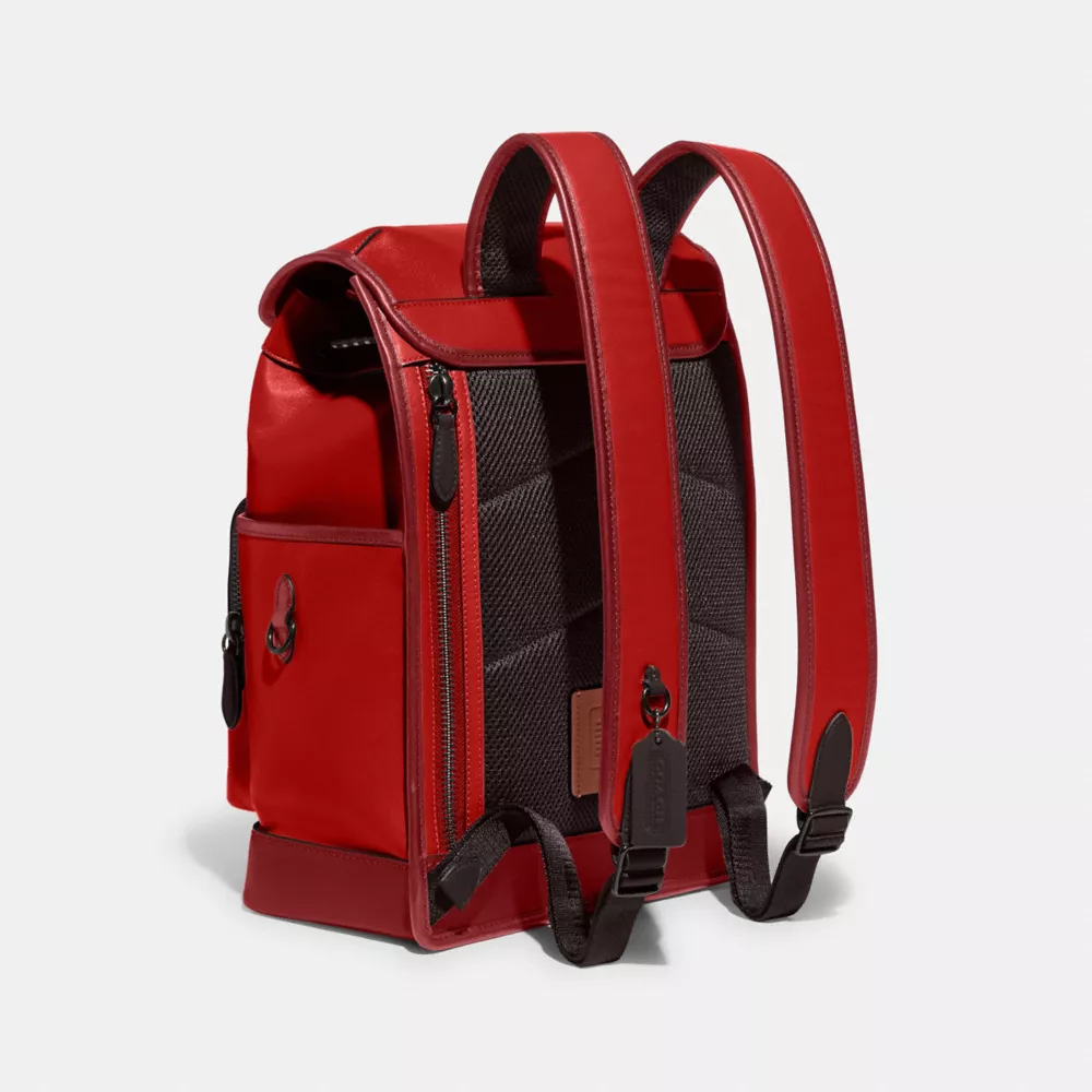 Coach LEAGUE FLAP BACKPACK IN COLORBLOCK 4 Coach LEAGUE FLAP BACKPACK IN COLORBLOCK - Image 2