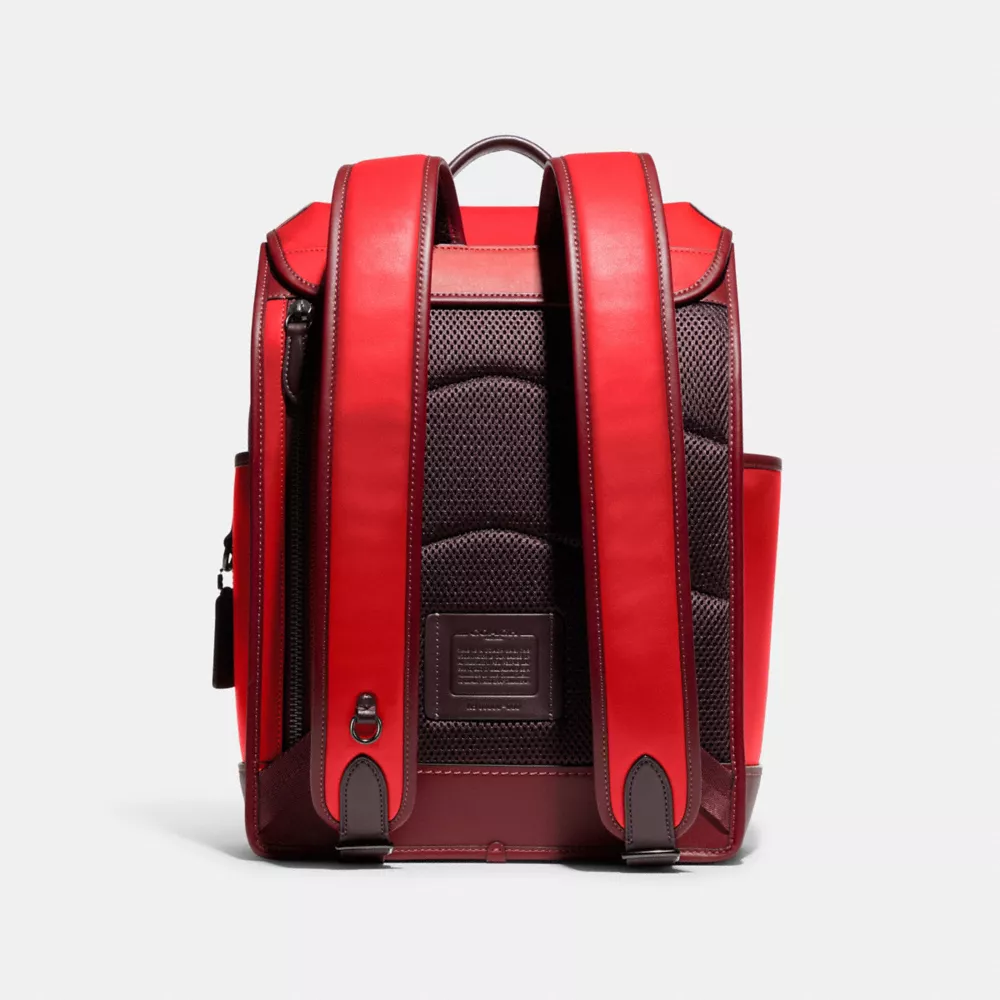 Coach LEAGUE FLAP BACKPACK IN COLORBLOCK 5 Coach LEAGUE FLAP BACKPACK IN COLORBLOCK - Image 3