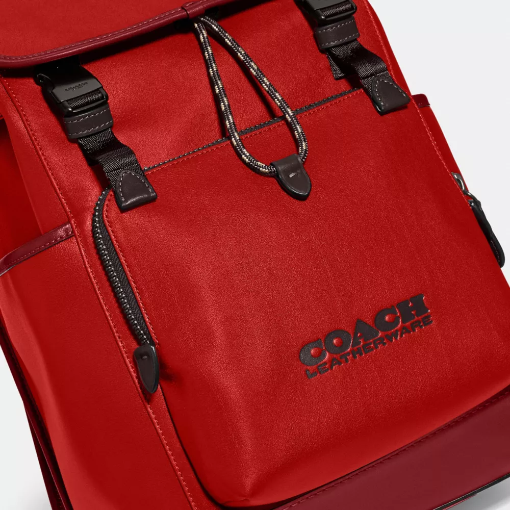 Coach LEAGUE FLAP BACKPACK IN COLORBLOCK 8 Coach LEAGUE FLAP BACKPACK IN COLORBLOCK - Image 6