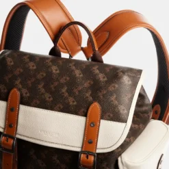 Coach HITCH BACKPACK WITH HORSE AND CARRIAGE PRINT -Fashion Comprehensive ce473 tx0 a99