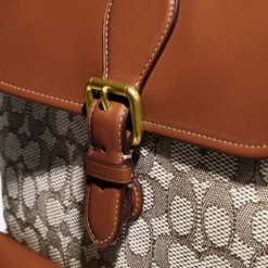 Coach FRANKIE BACKPACK IN SIGNATURE TEXTILE JACQUARD -Fashion Comprehensive ce476 coc a99