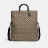 Coach ROWE FOLDOVER TOTE IN SIGNATURE TEXTILE JACQUARD -Fashion Comprehensive ce479 uw5 a0
