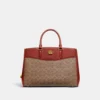 Coach BROOKE CARRYALL IN SIGNATURE CANVAS -Fashion Comprehensive ce731 b4nq4 a0