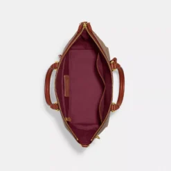 Coach CARA SATCHEL IN SIGNATURE CANVAS -Fashion Comprehensive ce742 b4nq4 a8