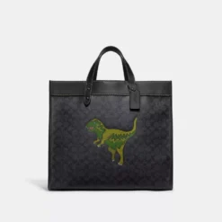 Coach FIELD TOTE 40 IN SIGNATURE CANVAS WITH REXY
