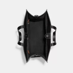 Coach FIELD TOTE 40 IN SIGNATURE CANVAS WITH REXY -Fashion Comprehensive cf077 chr a8