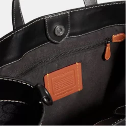 Coach FIELD TOTE 40 IN SIGNATURE CANVAS WITH REXY -Fashion Comprehensive cf077 chr a99