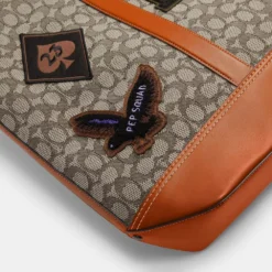 Coach TOBY TURNLOCK TOTE IN SIGNATURE TEXTILE JACQUARD WITH VARSITY PATCHES -Fashion Comprehensive cg206 txt a99