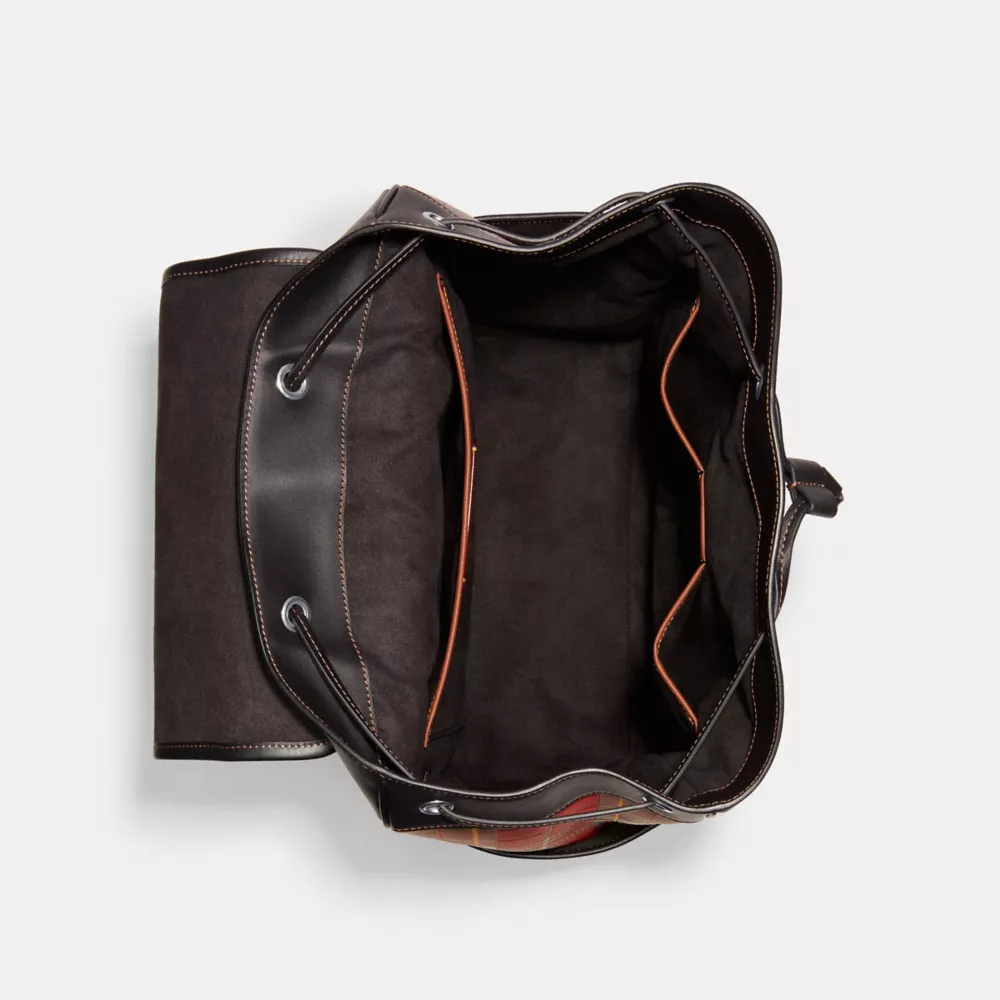 Coach FRANKIE BACKPACK WITH PLAID PRINT 5 Coach FRANKIE BACKPACK WITH PLAID PRINT - Image 3