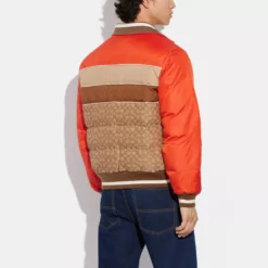 Coach PUFFER BOMBER JACKET -Fashion Comprehensive cg689 vee a46