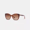 Coach BEVELED SIGNATURE OVERSIZED CAT EYE SUNGLASSES -Fashion Comprehensive ch566 vwl a0