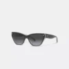 Coach BEVELED SIGNATURE SQUARE CAT EYE SUNGLASSES 1 Coach BEVELED SIGNATURE SQUARE CAT EYE SUNGLASSES -Fashion Comprehensive ch570 blk a0
