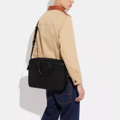 Coach GOTHAM BRIEF -Fashion Comprehensive ch754 blk a91