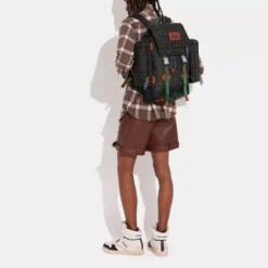 Coach UTILITY BACKPACK IN SIGNATURE JACQUARD -Fashion Comprehensive ch759 chr a91