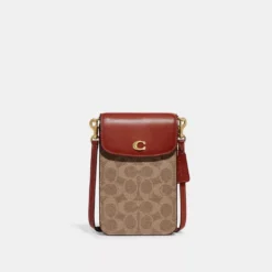 Coach PHONE CROSSBODY IN SIGNATURE CANVAS