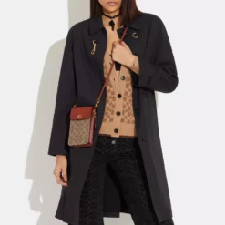 Coach PHONE CROSSBODY IN SIGNATURE CANVAS -Fashion Comprehensive cj355 b4nq4 a91