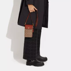 Coach PHONE CROSSBODY IN SIGNATURE CANVAS -Fashion Comprehensive cj355 b4nq4 a92
